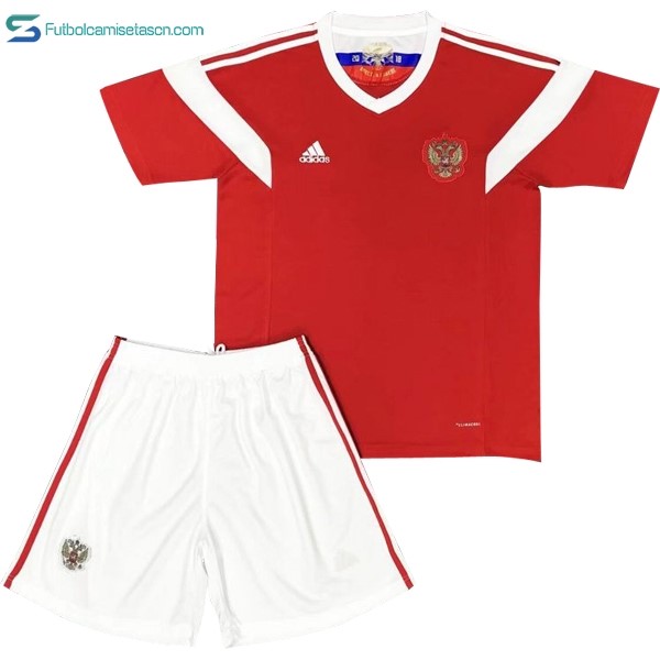 Camiseta Rusia 1ª Niños 2018